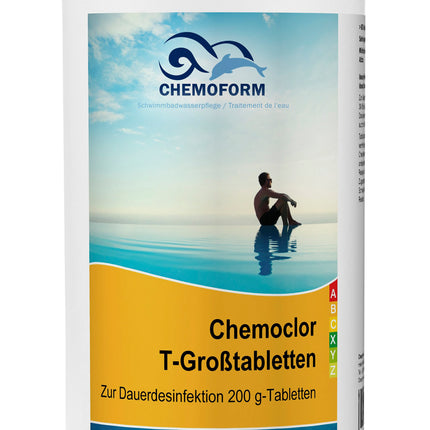 Chemoform Chemoclor T-Large Tablets 200 g – Effective Chlorine Tablets for Continuous Chlorination