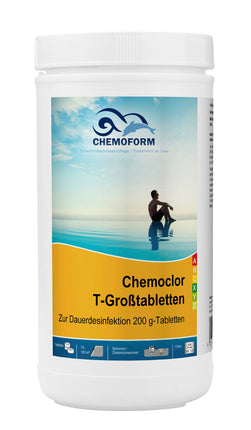 Chemoform Chemoclor T-Large Tablets 200 g – Effective Chlorine Tablets for Continuous Chlorination