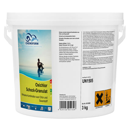 Chemoform Oxichlor Shock Granules – Fast Chlorine Oxidation Granules for Shock Treatment