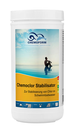 Chemoform Chemoclor Stabilisateur 1 kg – Stabilisateur de chlore pour piscines et spas