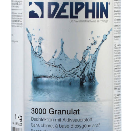 Delphin 3000 – Active Oxygen Granules 1 kg for Chlorine-Free Pool Disinfection
