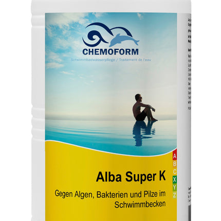 Chemoform Alba Super K – Flüssiges Breitband‑Algizid für Pool & Whirlpool