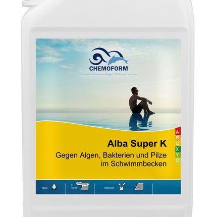 Chemoform Alba Super K – Flüssiges Breitband‑Algizid für Pool & Whirlpool