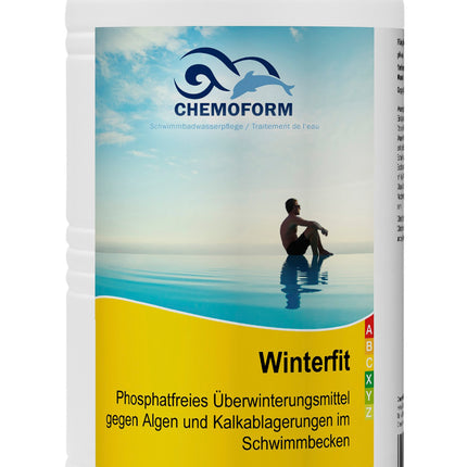 Chemoform Winterfit Produit d'hivernage – Produit liquide d'entretien hivernal pour piscines