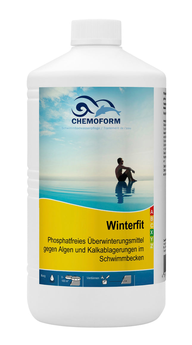 Chemoform Winterfit Produit d'hivernage – Produit liquide d'entretien hivernal pour piscines