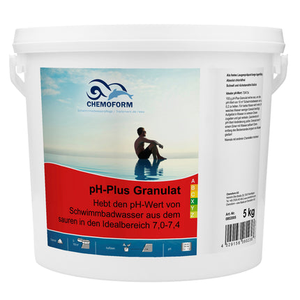 Chemoform pH-Plus Granulat – Augmentation efficace du pH pour piscines et spas