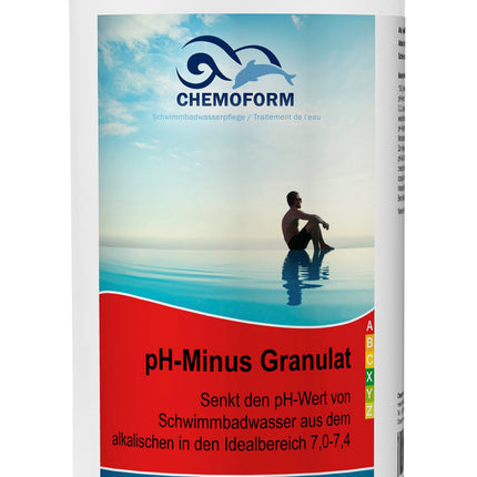 Chemoform pH-Minus Granules – Lowering the pH value for perfect water balance