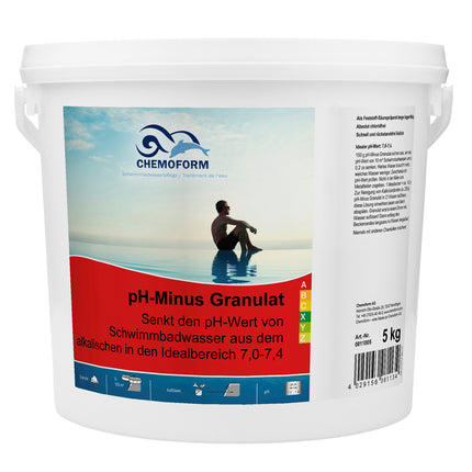 Chemoform pH-Minus Granules – Lowering the pH value for perfect water balance