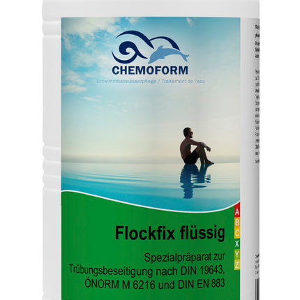 Chemoform Flockfix – Eau cristalline grâce à une floculation efficace