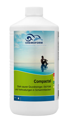 Chemoform Compactal liquide – Nettoyant puissant pour les parois de piscine et la ligne d'eau